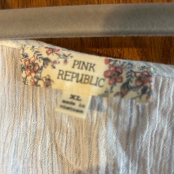 Pink Republic Light Blue Striped Camisole Top - Picture 4 of 5